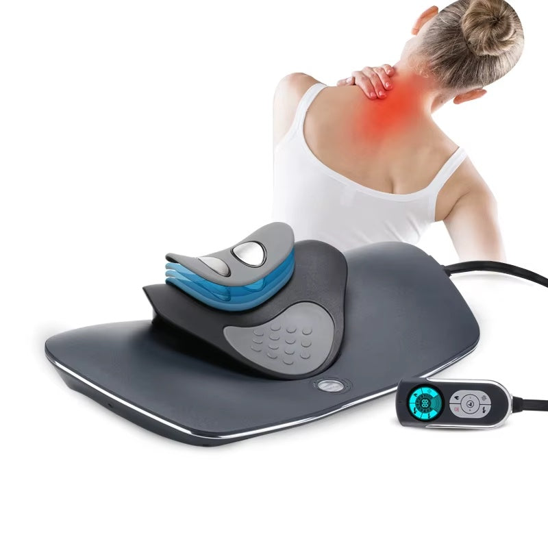 Electric Heat Therapy Massage Products Cervical Massager Traction Machine Pillow For Neck And Shoulder Massage by DC-THE CEO