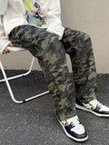 Men's Full Size Camouflage Loose Fit Jeans Plus Wize by Trendsi