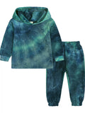 Children's Tie-Dye Hoodie and Pants Set by Trendsi
