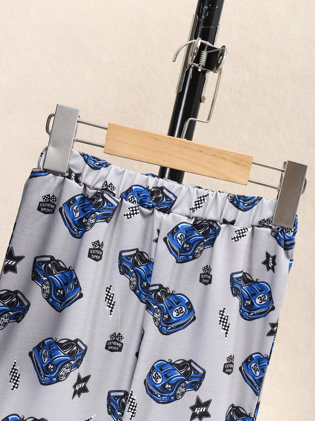 Children's Racing Car Hoodie & Pants Set by Trendsi