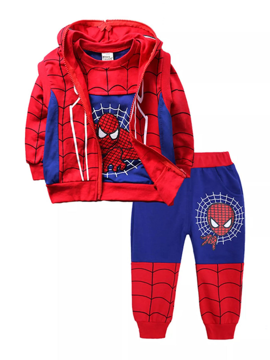 Children's Spiderman 3-Piece Outfit Set by Trendsi
