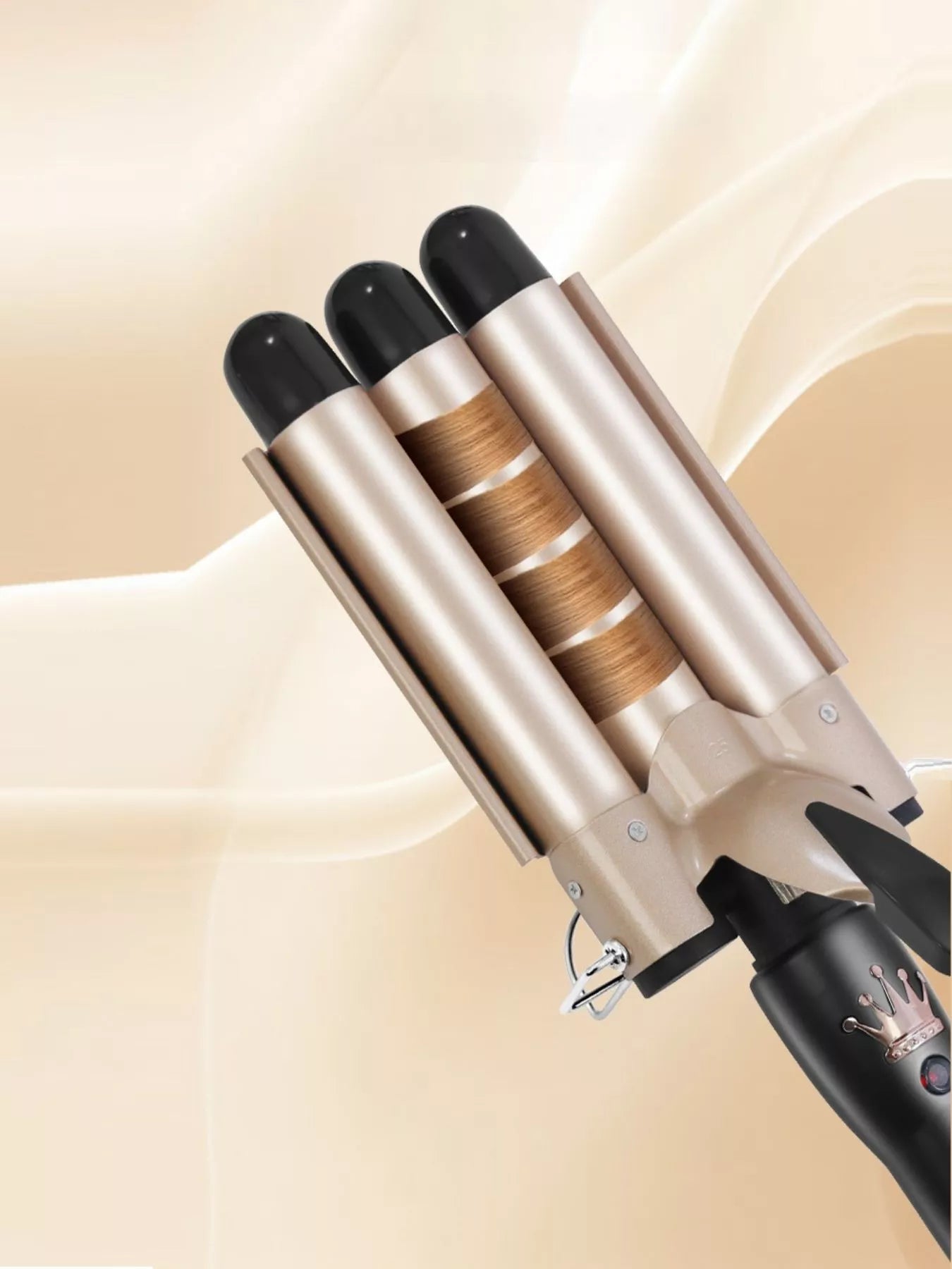 3-Barrel Instant Waver Curling Iron by Trendsi