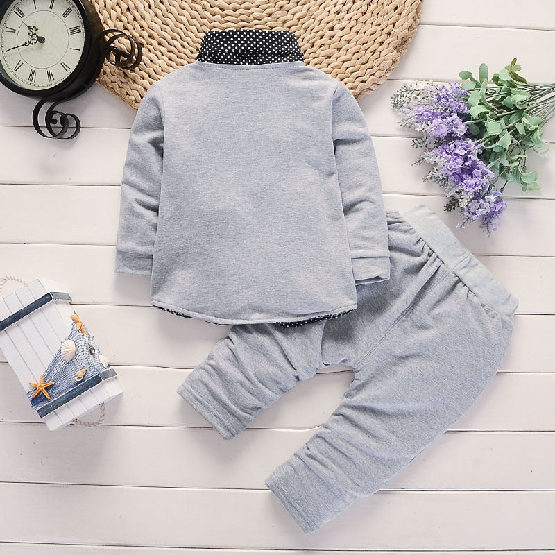 New Design Toddler Boys Casual Suit Set Boys Clothes Set Printed Suit Infant Boys Children Clothing Set by DC-THE CEO
