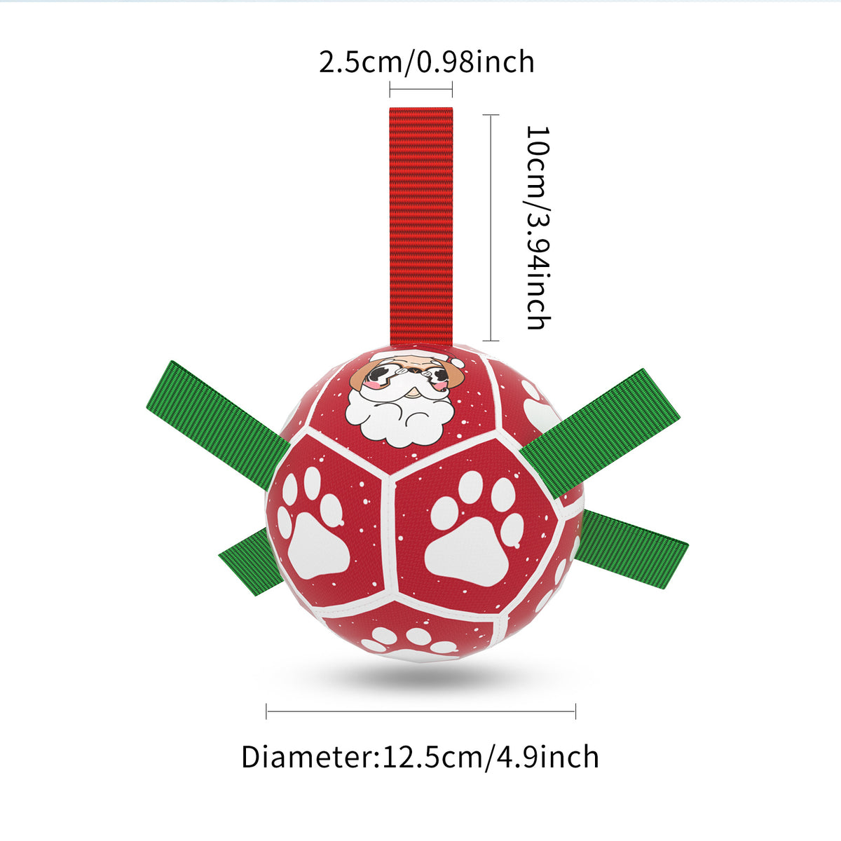 Interactive Dog Football Toy Soccer Ball Inflated Training Toy For Dogs Outdoor Border Collie Balls For Large Dogs Pet Supplies by DC-THE CEO