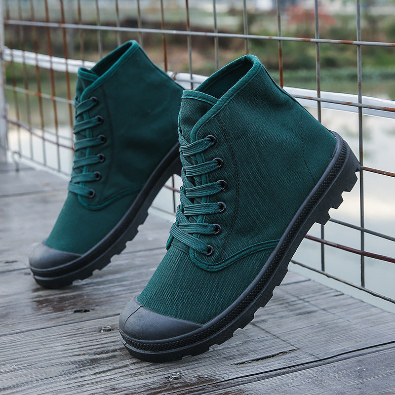 Martin Boots Outdoor Mountaineering Leisure Sports Men's Canvas Shoes by DC-THE CEO