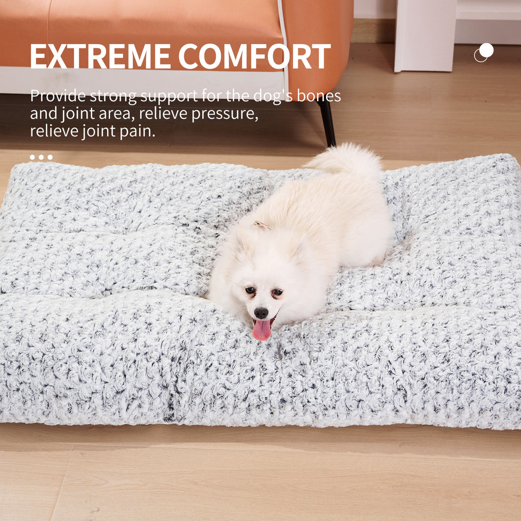 Dog Beds Thickened Rose Velvet Pet Kennel Bed Mat More Cotton Soft Fluffy Washable Dog Bed by DC-THE CEO