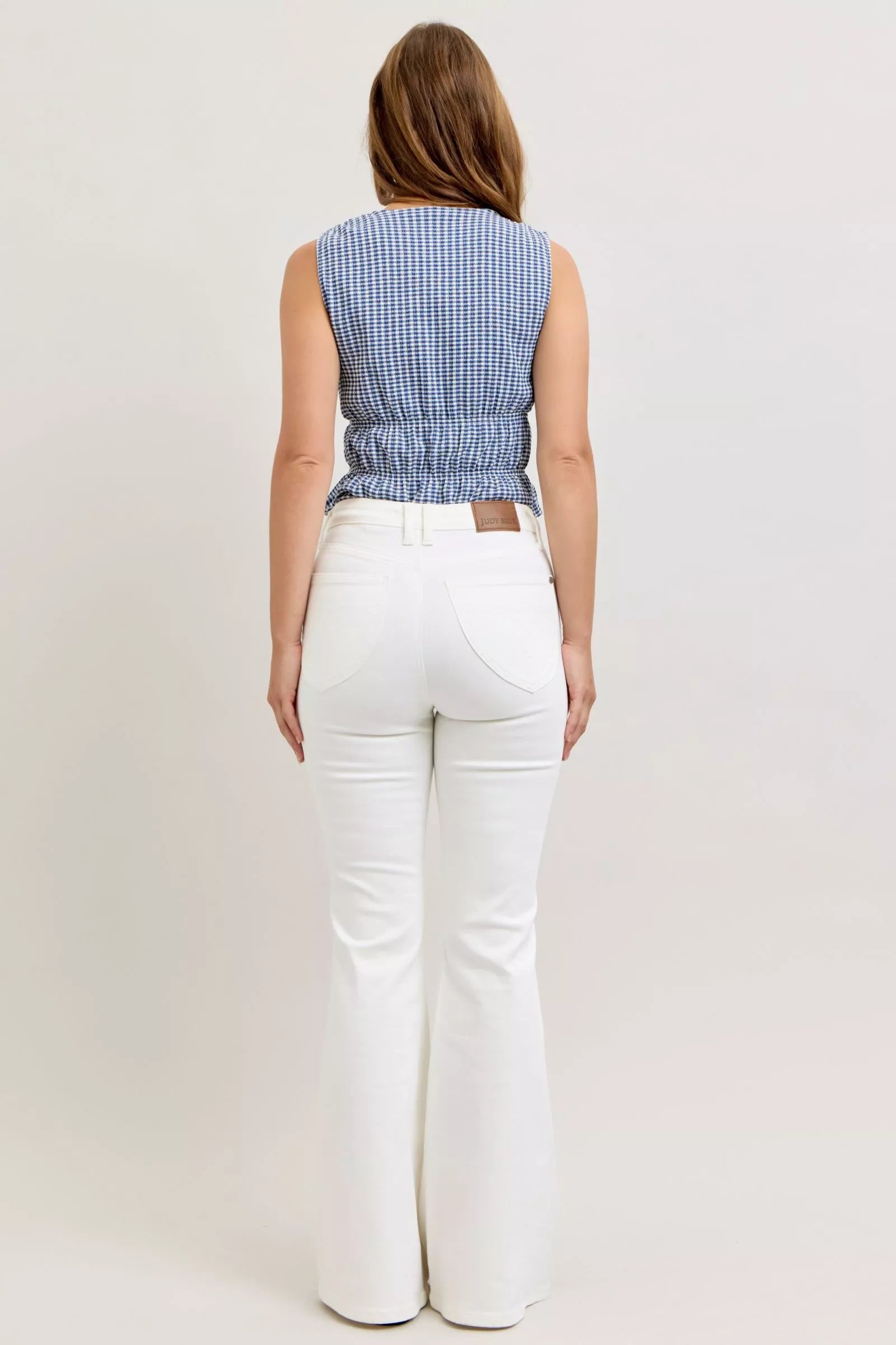Judy Blue High-Waisted Tummy Control Flare Jeans by Trendsi