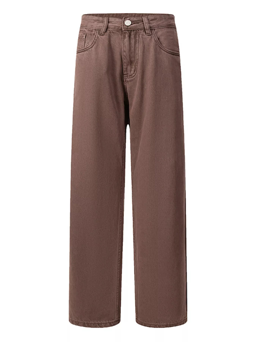 Men's Vintage Wash Wide Leg Jeans by Trendsi