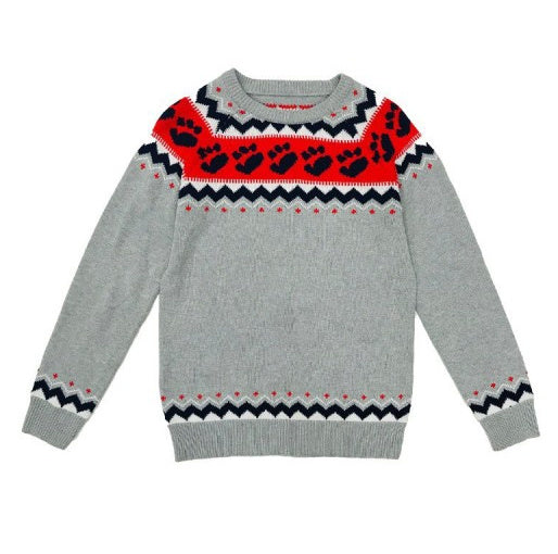 Women's Fashion Round Neck Multicolor Loose Leisure Pullover Knitwear Sweater by DC-THE CEO