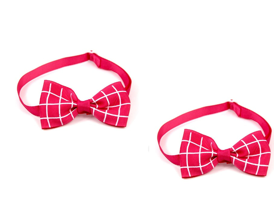 Plaid Pet Tie Cat Dog Scarf Accessories Pet Accessories by DC-THE CEO