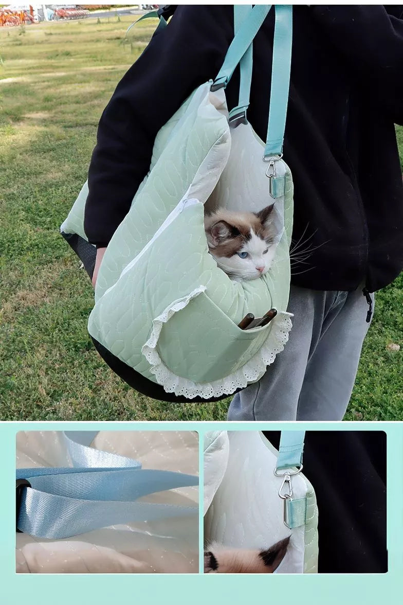 Comfortable & Secure Pet Car Seat Carrier by Trendsi