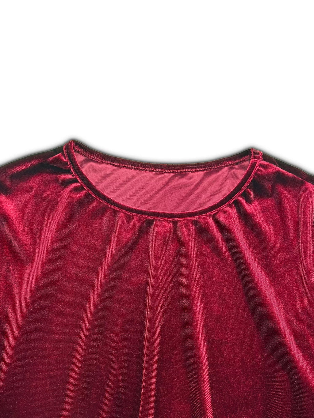 Velvet Long Sleeve Maxi Dress by Trendsi