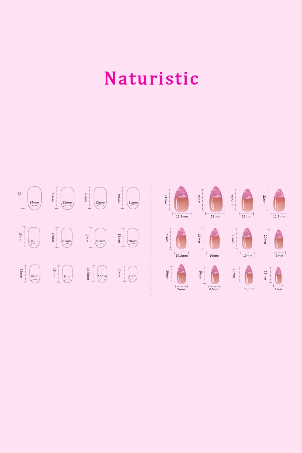 SO PINK BEAUTY Press On Nails 2 Packs by Trendsi
