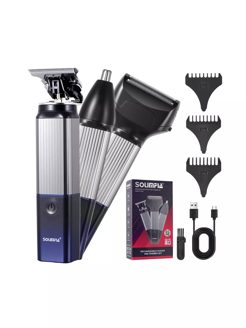 Rechargeable Cordless Hair Clipper by Trendsi