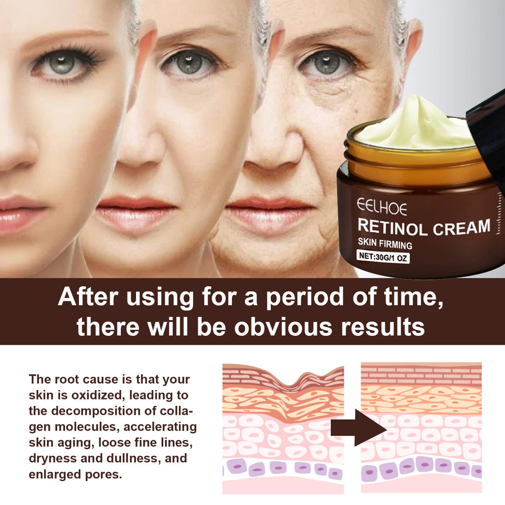 EELHOE Retinol Cream, Anti-Aging Firming Brightening Moisturizing Facial Skin Care Cream by DC-THE CEO