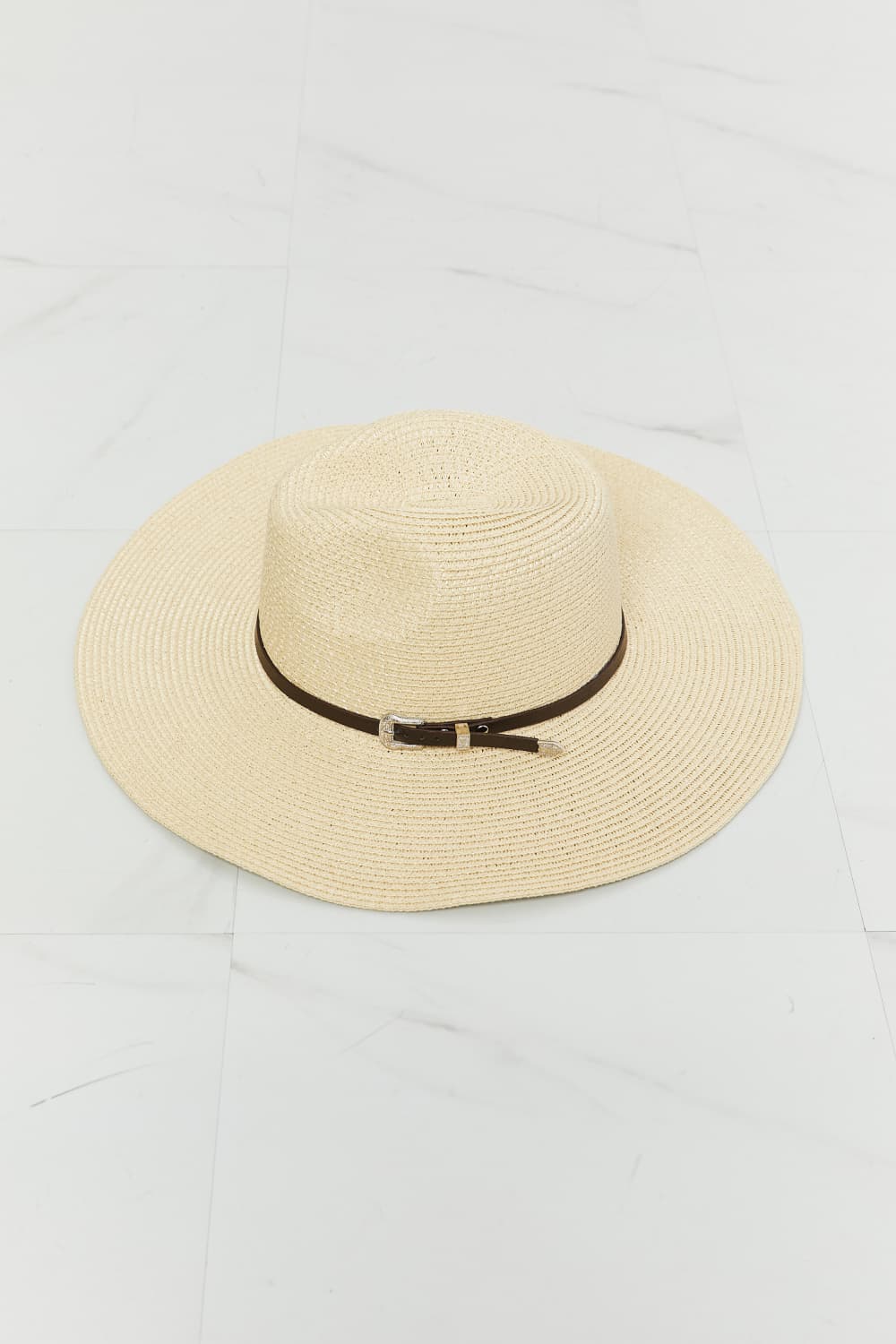 Fame Boho Summer Straw Fedora Hat by Trendsi