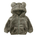 Children Berber Fleece Coat Children's Clothing Cartoon Bear Boy Thickened by DC-THE CEO