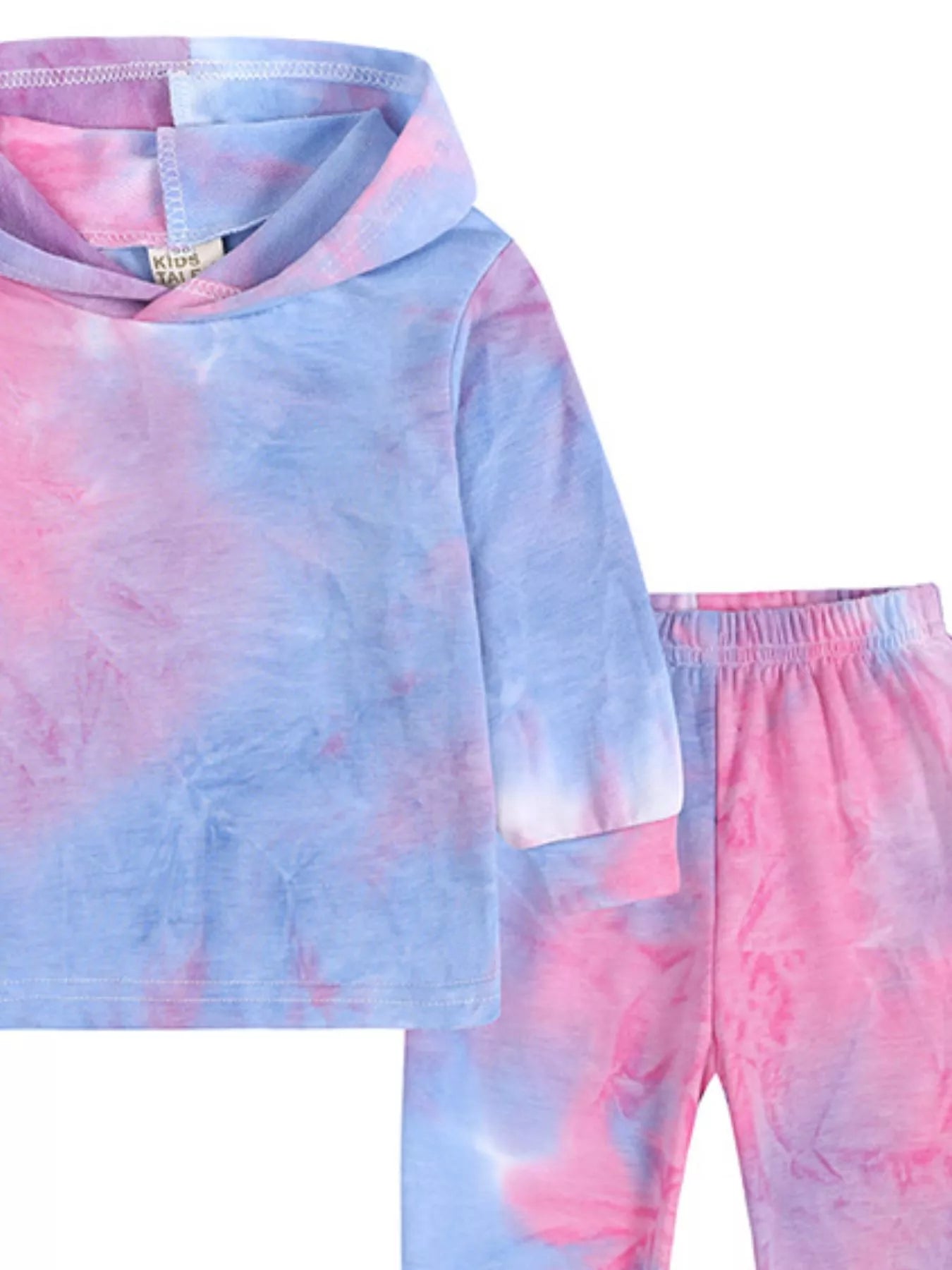 Children's Tie-Dye Hoodie and Pants Set by Trendsi