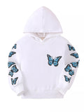 Children's Printed Long Sleeve Hoodie by Trendsi