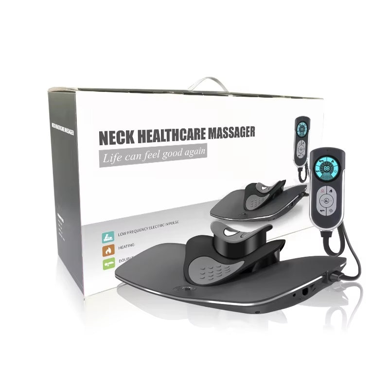 Electric Heat Therapy Massage Products Cervical Massager Traction Machine Pillow For Neck And Shoulder Massage by DC-THE CEO