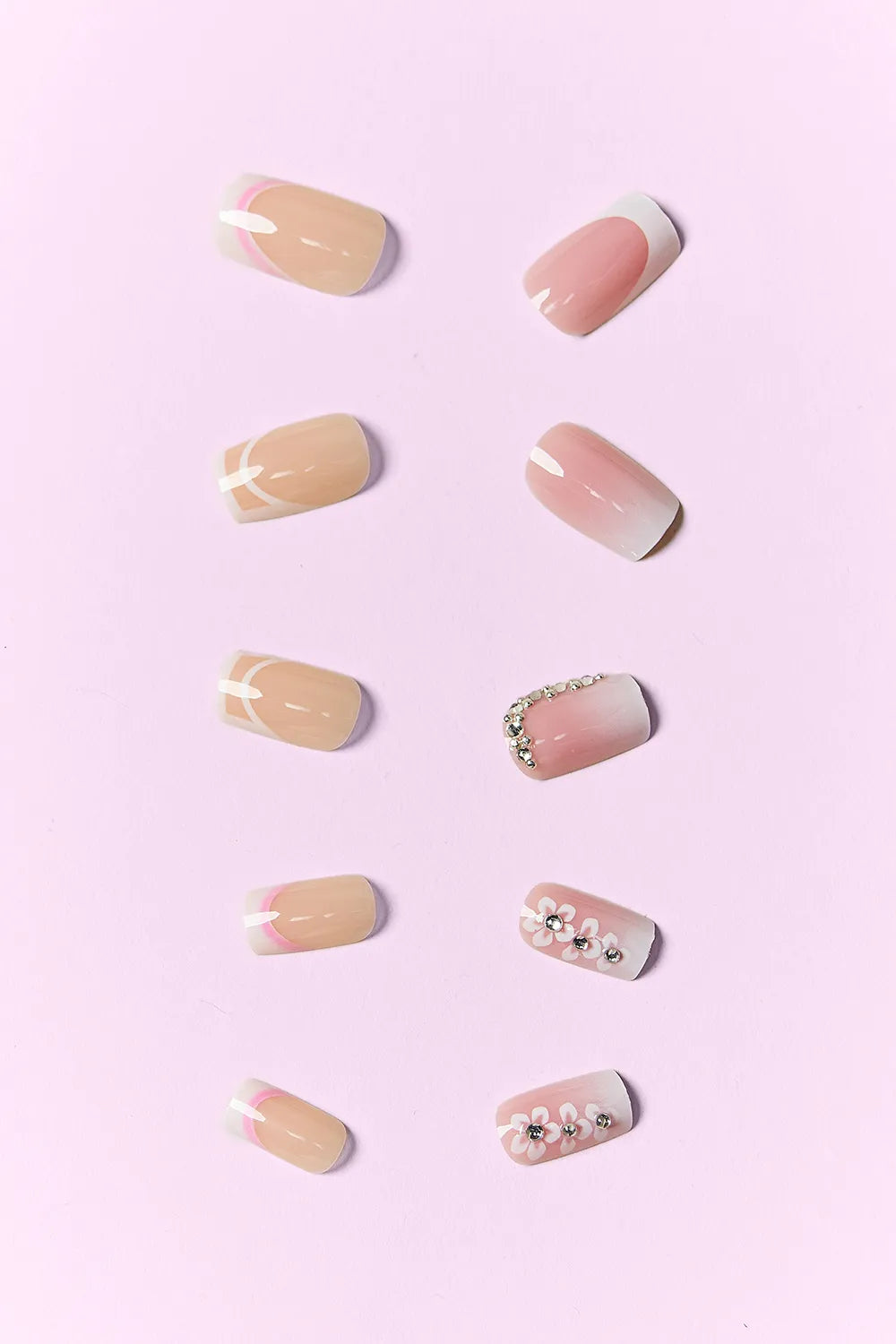 SO PINK BEAUTY Press On Nails 2 Packs by Trendsi