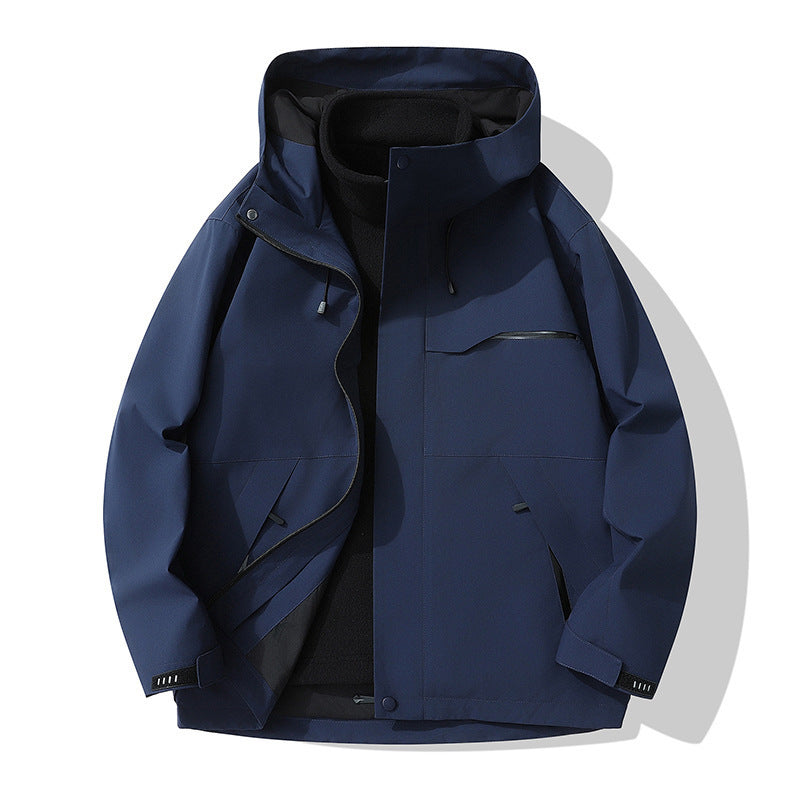 Outdoor Waterproof Cotton Coat Jacket Men by Estely