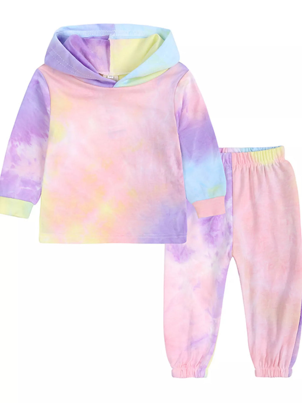 Children's Tie-Dye Hoodie and Pants Set by Trendsi