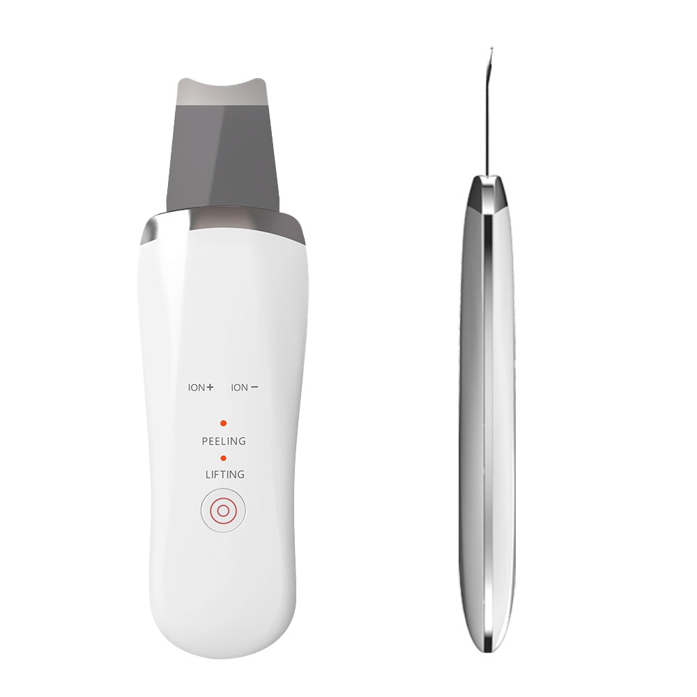 Electric Ultrasonic Skin Scrubber Face Spatula Home Ultrasonic Skin Scrubber Facial Cleaner Handheld Mini Derma Galvanica Tightening Face Scrubber Machine Skin Scrubber USB Ultrasonic by DC-THE CEO