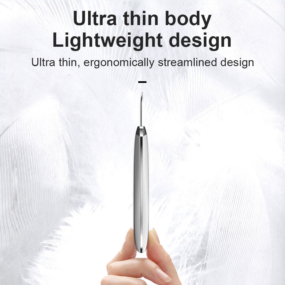Electric Ultrasonic Skin Scrubber Face Spatula Home Ultrasonic Skin Scrubber Facial Cleaner Handheld Mini Derma Galvanica Tightening Face Scrubber Machine Skin Scrubber USB Ultrasonic by DC-THE CEO