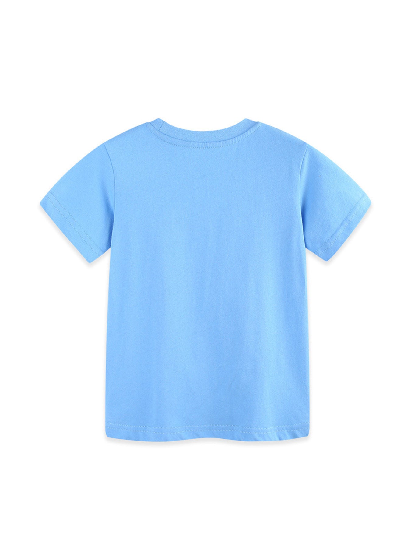 Children's Cartoon Vehicle Crew Neck Short Sleeve T-Shirt by Trendsi