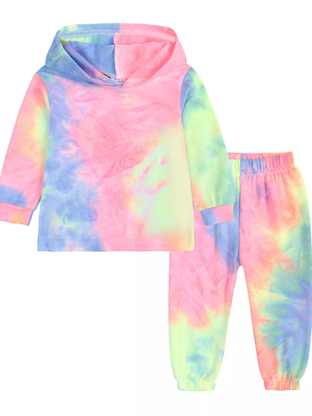 Children's Tie-Dye Hoodie and Pants Set by Trendsi