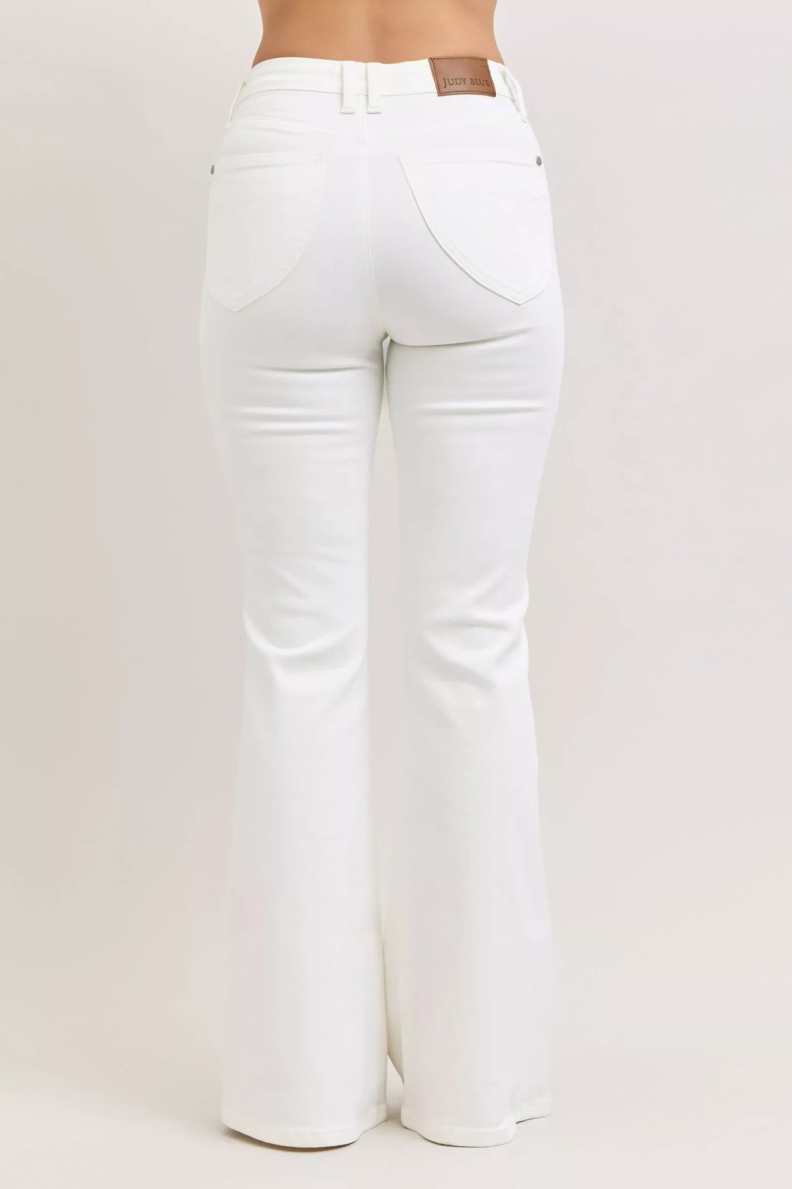 Judy Blue High-Waisted Tummy Control Flare Jeans by Trendsi