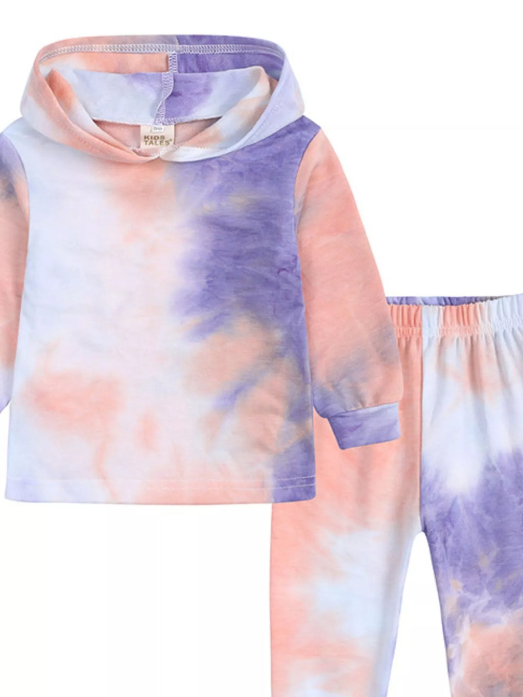 Children's Tie-Dye Hoodie and Pants Set by Trendsi