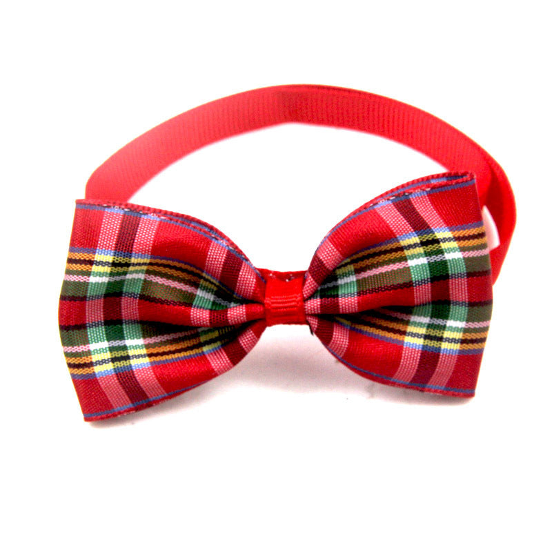 Plaid Pet Tie Cat Dog Scarf Accessories Pet Accessories by DC-THE CEO