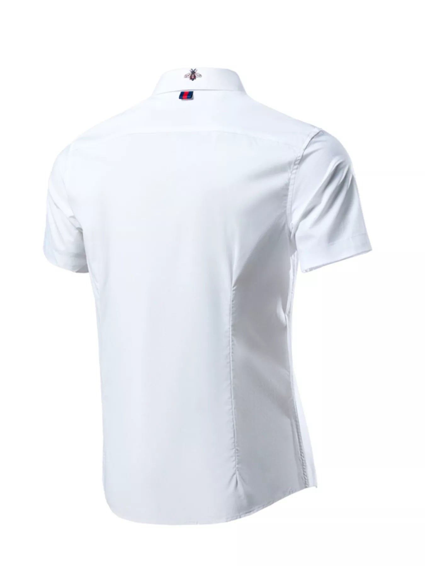 Men's Plus Size Slim Fit Short Sleeve Shirt by Trendsi