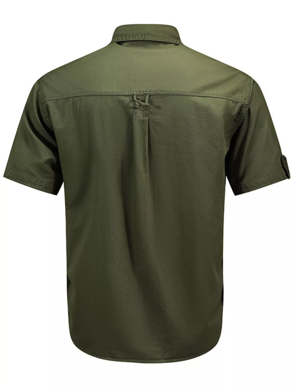 Men's Plus Size Casual Short Sleeve Shirt by Trendsi