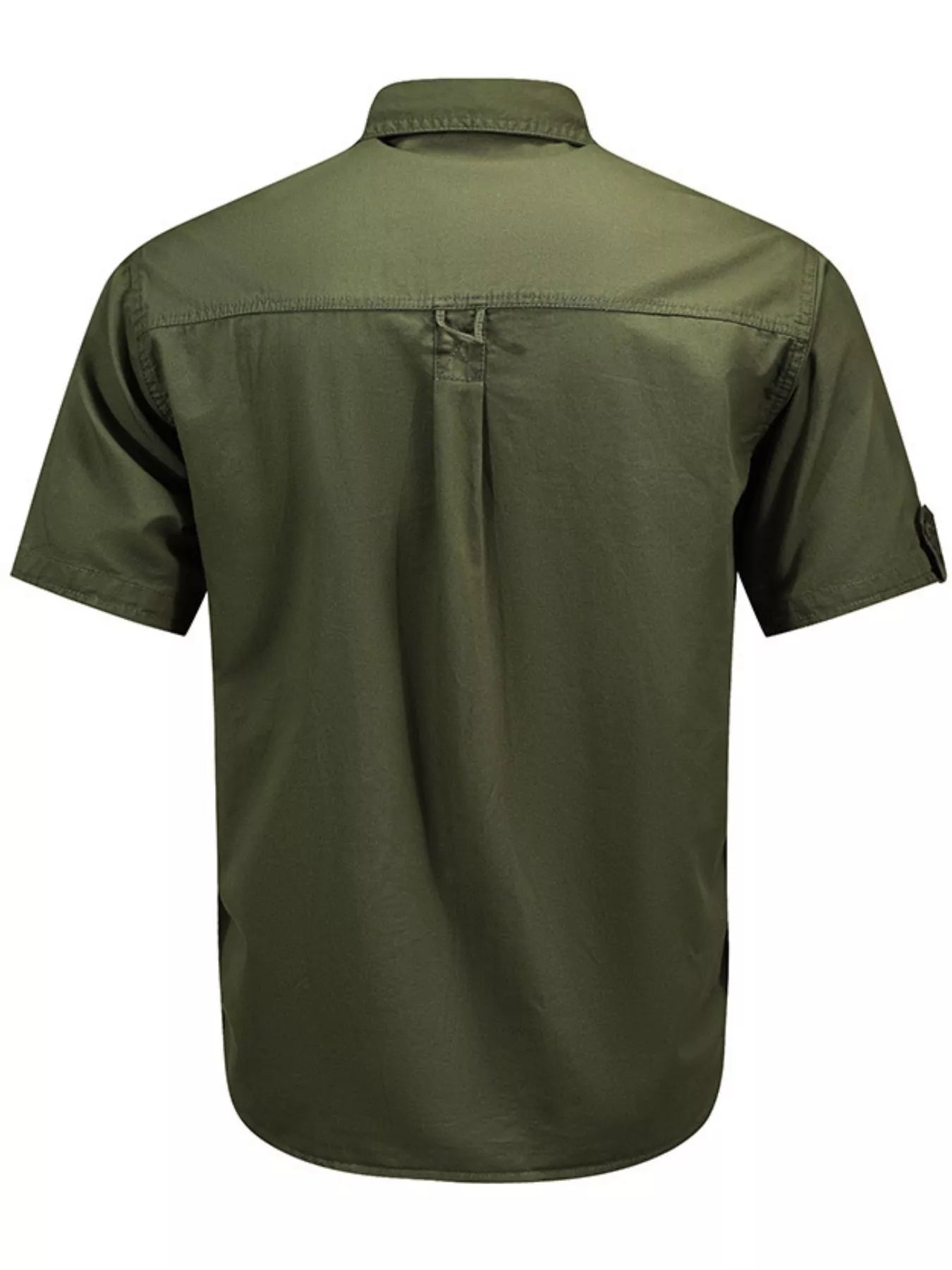 Men's Plus Size Casual Short Sleeve Shirt by Trendsi