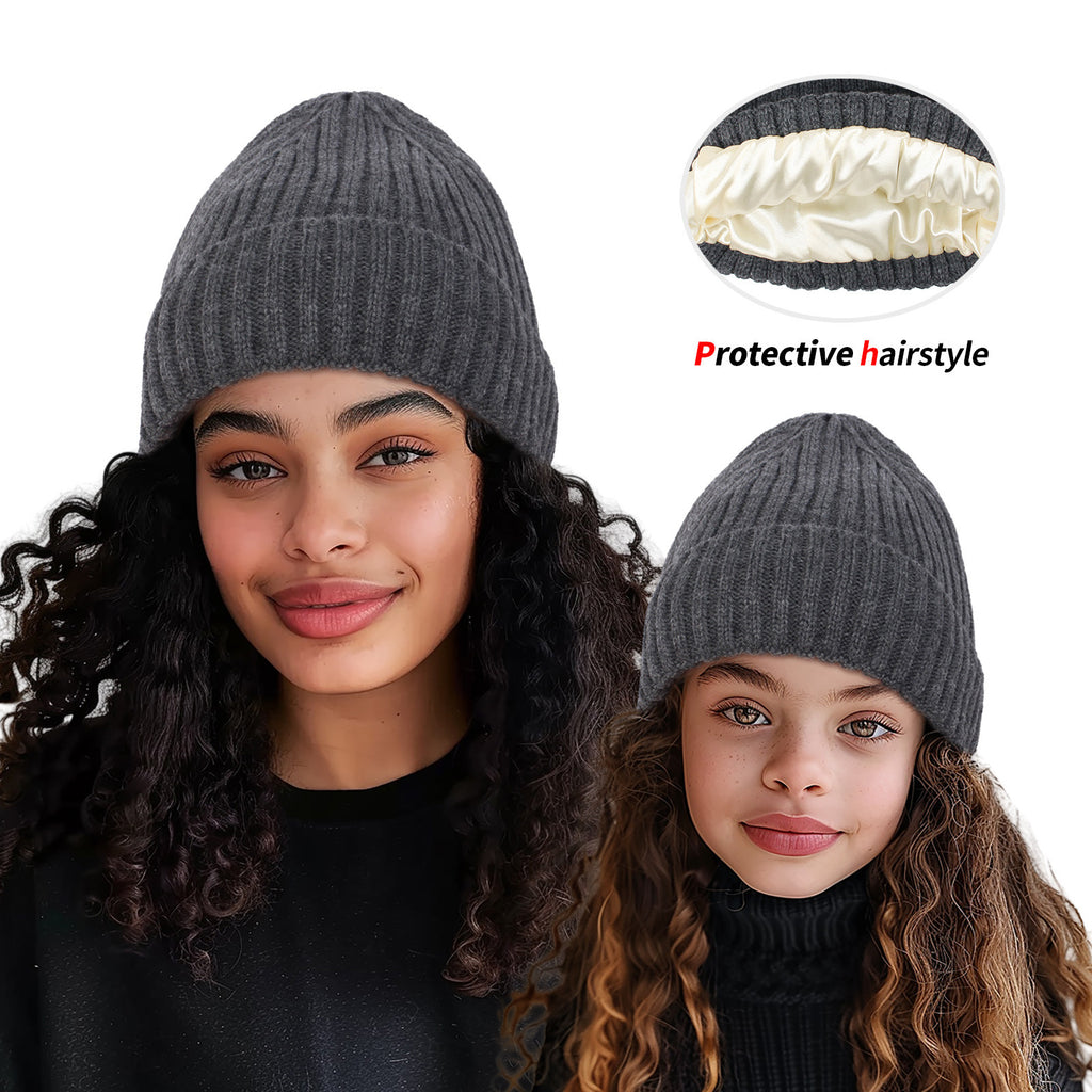 New Satin Warm Wool Hat Men And Women by DC-THE CEO