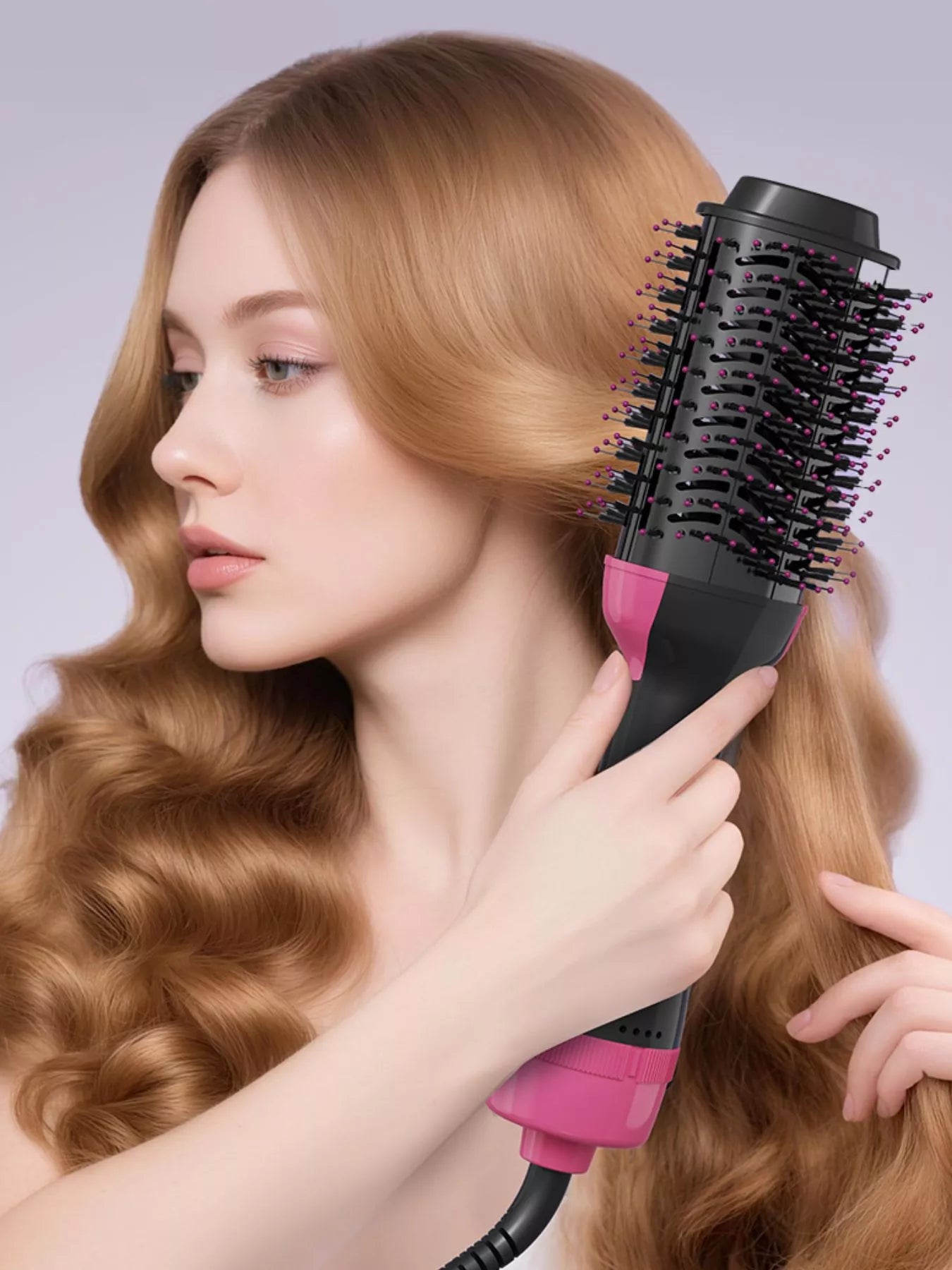 Multifunctional Hot Air Straightening Comb by Trendsi