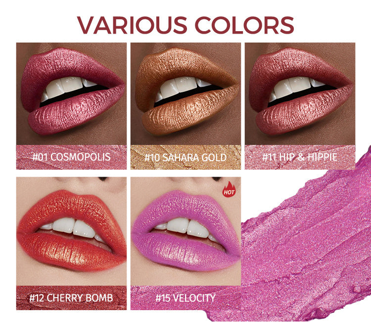 Lip Lipstick Lip Gloss Waterproof Long Lasting Matte Lipstick Glossy Women's Vegan Lipstick by DC-THE CEO