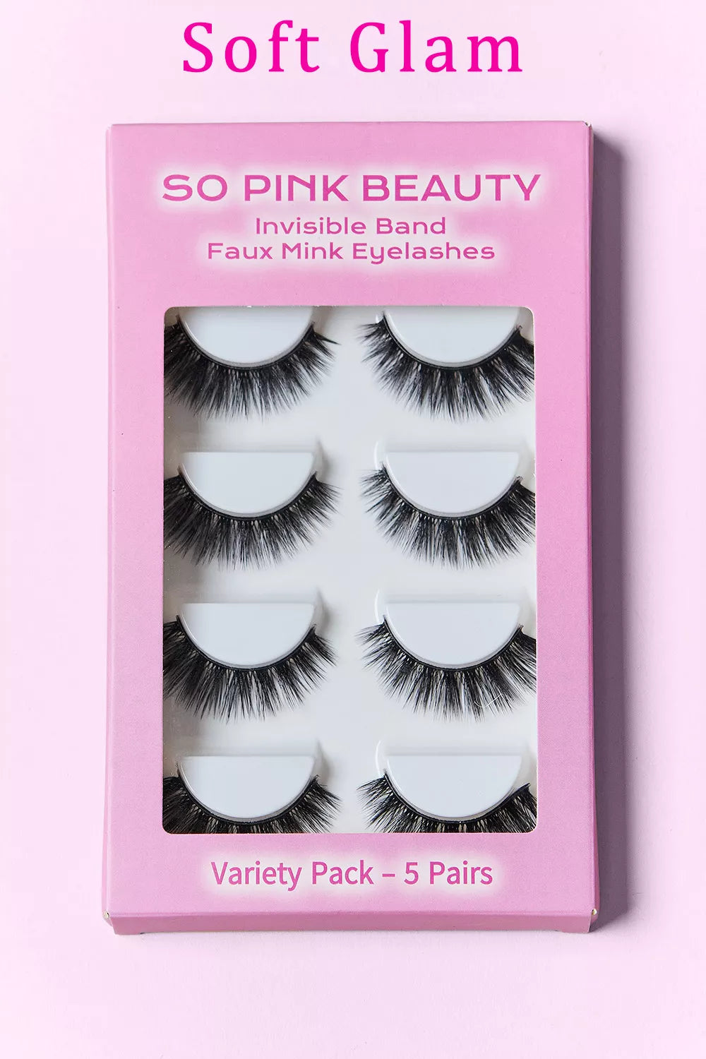 SO PINK BEAUTY Mink Eyelashes 5 Pairs by Trendsi