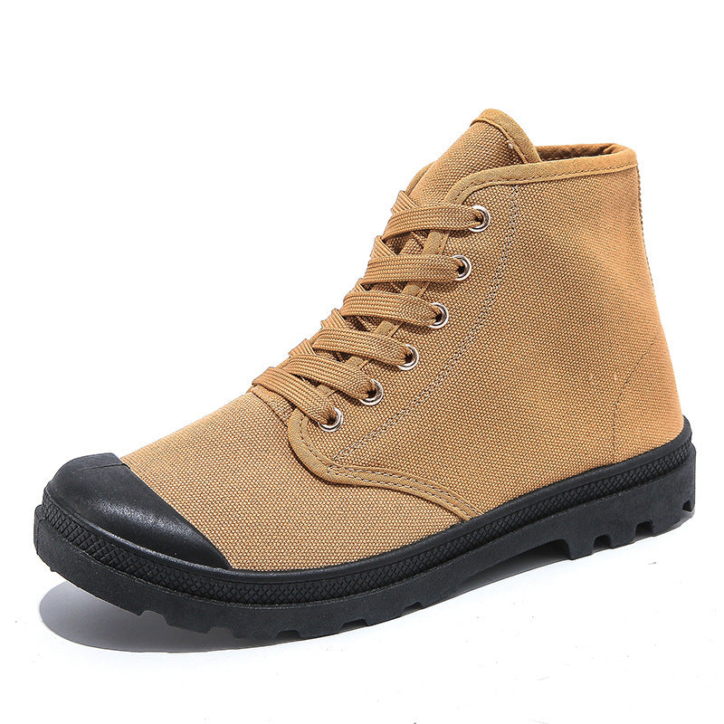 Martin Boots Outdoor Mountaineering Leisure Sports Men's Canvas Shoes by DC-THE CEO