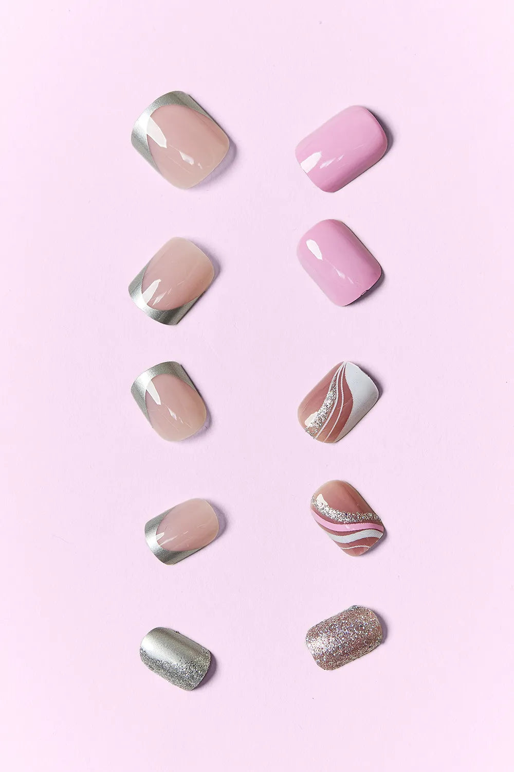 SO PINK BEAUTY Press On Nails 2 Packs by Trendsi