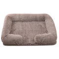 Plush Round Pet Bed Dog Bed Winter by DC-THE CEO