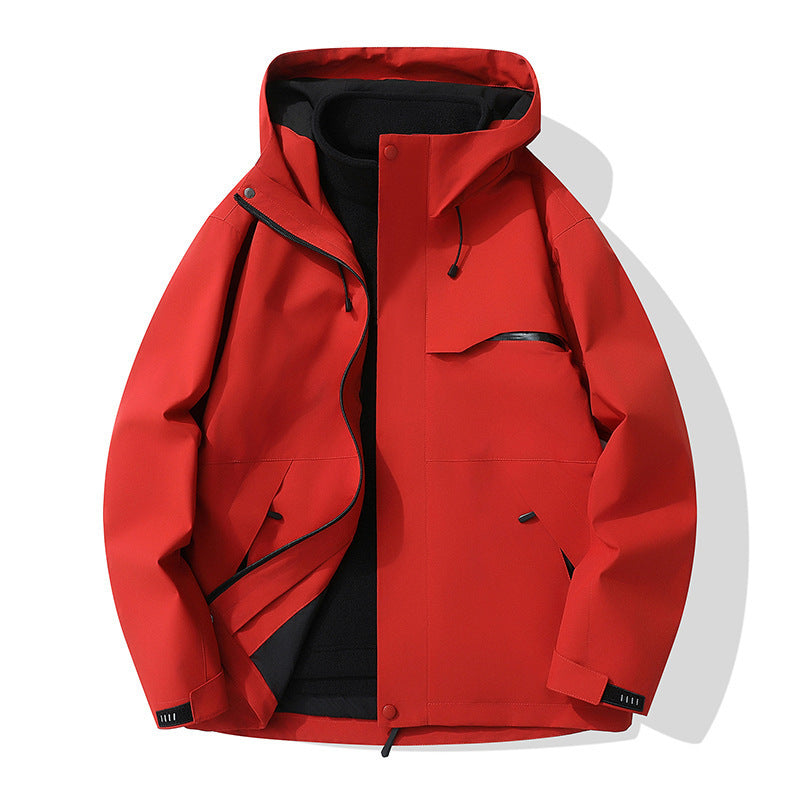 Outdoor Waterproof Cotton Coat Jacket Men by Estely