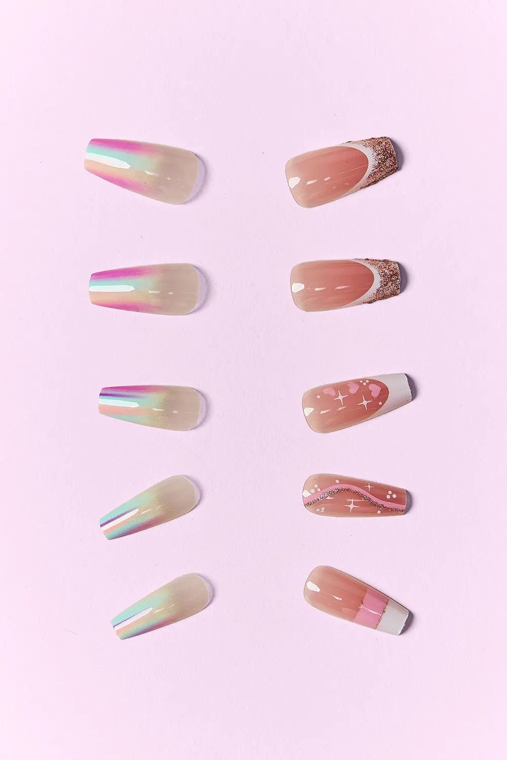 SO PINK BEAUTY Press On Nails 2 Packs by Trendsi