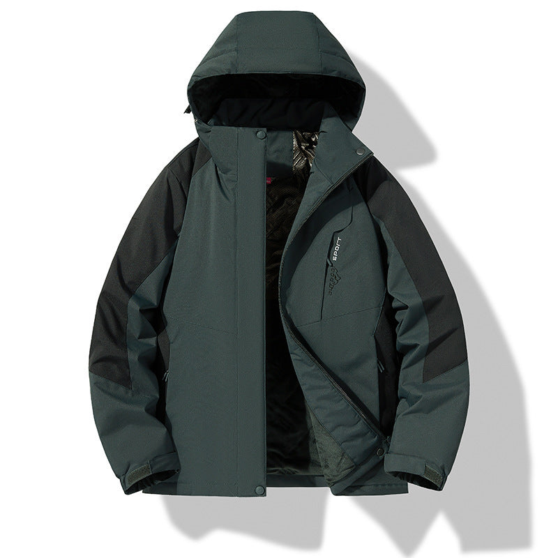 Thick Warm Cotton-padded Jacket Windproof And Waterproof by DC-THE CEO