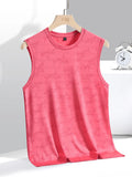 Men's Plus Size Round Neck Tank by Trendsi