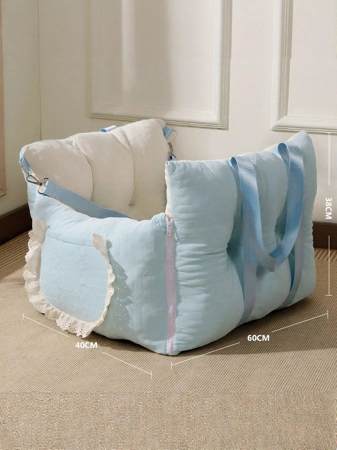 Comfortable & Secure Pet Car Seat Carrier by Trendsi