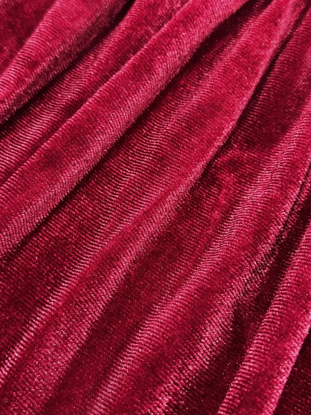 Velvet Long Sleeve Maxi Dress by Trendsi